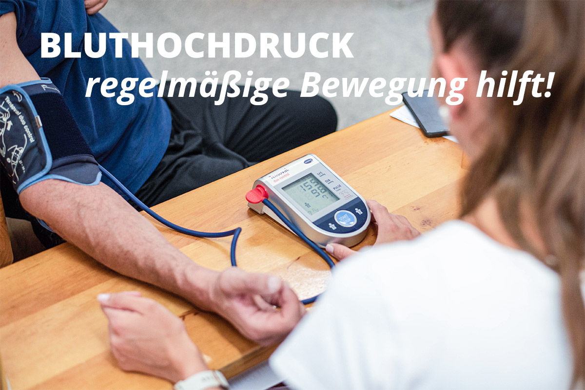 Bluthochdruck - regelmäßige Bewegung hilft